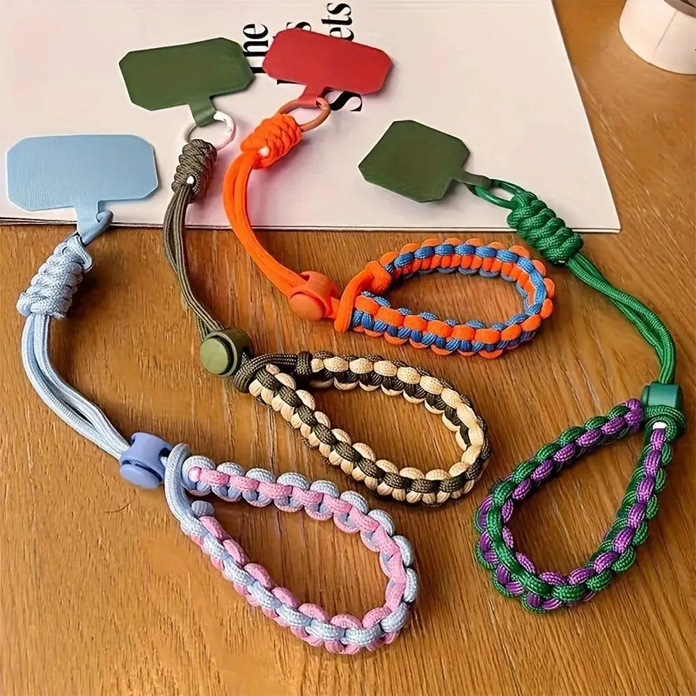1Pc Cute Mobile Phone Lanyard Decoration DYM Can Be Carried Twist Rope Anti-loss Pendant Fashion Strong Wrist Short Straps Band