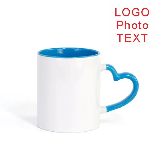 DIY Customized 350ML 12oz Ceramic Mug Print Picture Photo LOGO Text Personalized Coffee Milk Cup Creative Present Cute Gift