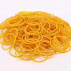 300 Pieces Set High-Elasticity Durable Yellow Rubber Bands Industrial Strength High-Temperature Resistant Toys for All Ages