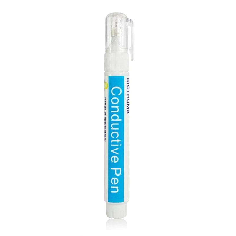 Conductive Paint Pen Easy to Use Circuit Repair Tools Fit for Circuit Experiment Luminous Card Circuits DIY Crafts