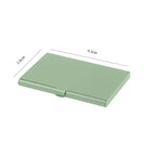 2022 New Waterproof Stainless Steel Business ID Credit Card Holder Luxury Silver Aluminium Case Cover Unisex Card Wallet