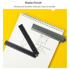 High Quality 30cm Folding Ruler Aluminum Alloy Multifunctional Stationery Ruler Drawing Measuirng Tool Metal Ruler Students