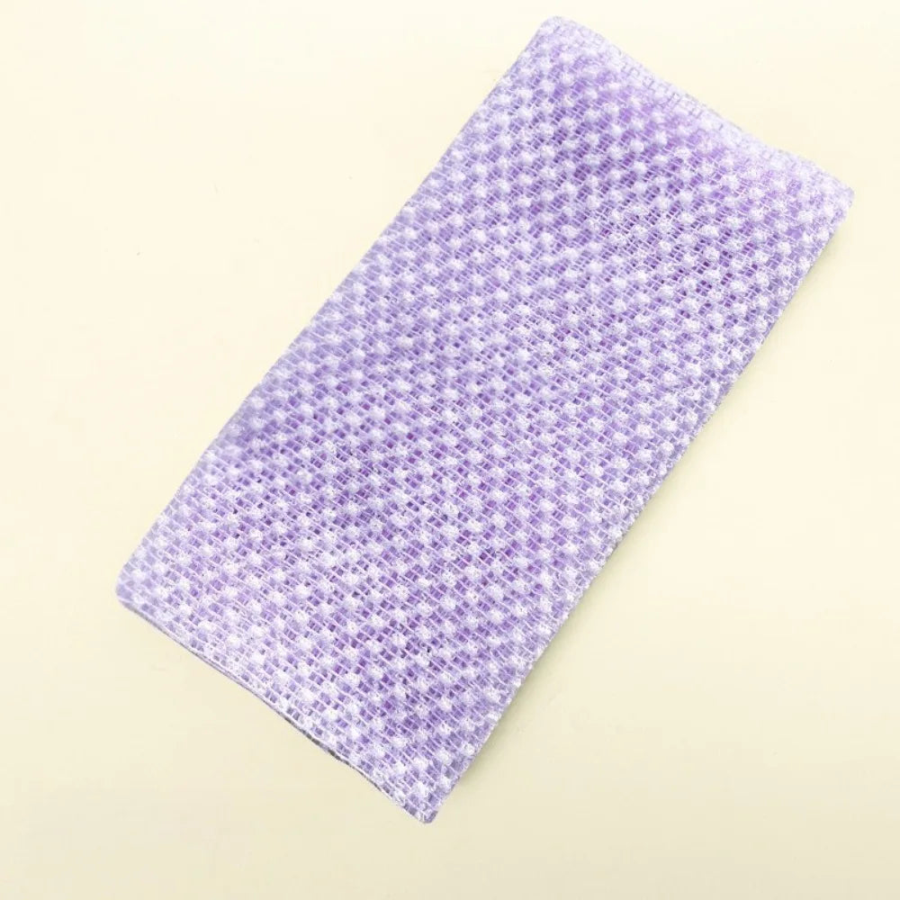 1PC Japanese Exfoliating Washcloth Nylon Back Scrubber Body Scrubber Shower Sponge Bath Towel Brush Deep Cleansing Accessories