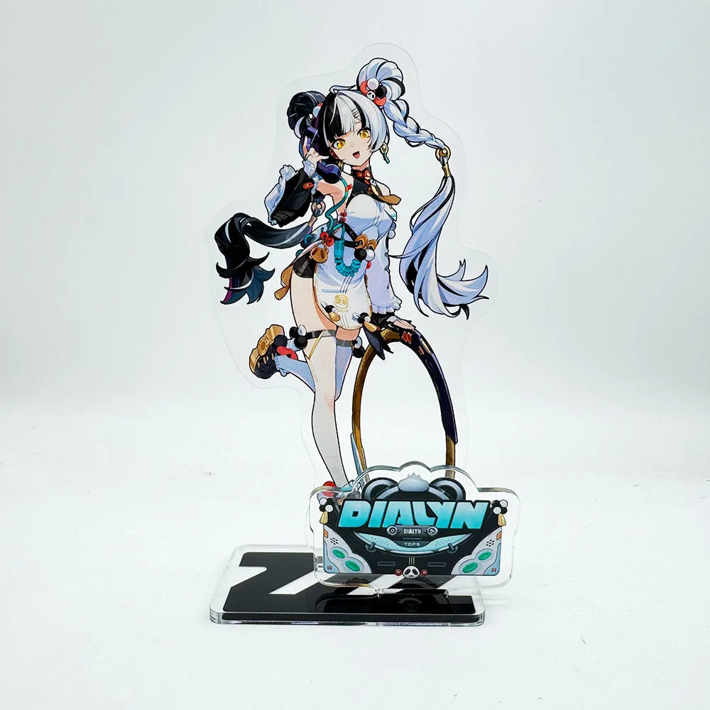 Game Zenless Zone Zero Ye Shun­guang Dialyn Hoshimi Miyabi Anime Acrylic Stand Model Plate Keychain Desk Decor Collection gift