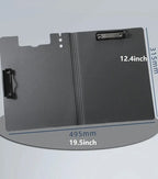 1PC A4 File Folder with Cover - Document Organizer Clipboard for Business & School, Office Stationery Supplies, Paper Holder