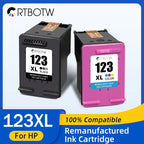 CRTBOTW 123XL Ink Cartridge Replacement For HP 123 XL HP123 Compatible Deskjet 2620 2130 2132 2630 3630 3632 3639 Printer