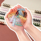 New 20Pcs Binder Buckle Loose-Leaf Book Accessories Binding Ring Buckle 5 Holes Not Uncomfortable Homemade Diy Punch Loose-Leaf