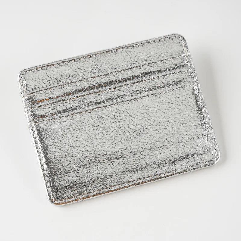 Women Thin Card Holder Wallet Lightweight Multi-Card Holder Case Pu  Leather Credit Card Money Coin Holder Purse Bag