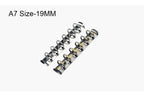 30mm A5A6A7 Notebook 6-Hole Binder Clips Binding Replacement Clip Metal Rings Accessories Loose-leaf Budget Binder Binding Rings