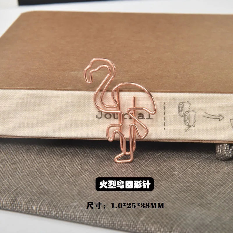 50/20pcs Love Diamond Crown Envelope Stationery Photo Tickets Office Supplies Metal Book Paper Clip Paperclips Mini Binder Clips