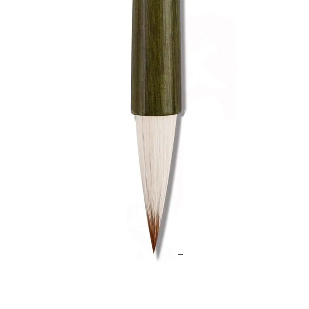Oil Watercolor Chinese Calligraphy Brush Wood Oil Painting Art Paint Brush Wolf Hair Scriptures Writing Brush Drawing Tool