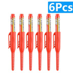 45mm Deep Hole Long Nib Head Markers Deep Drill Hole Long Nib Scriber Multifunction Mechanical Carpentry Colorful Marker Pen