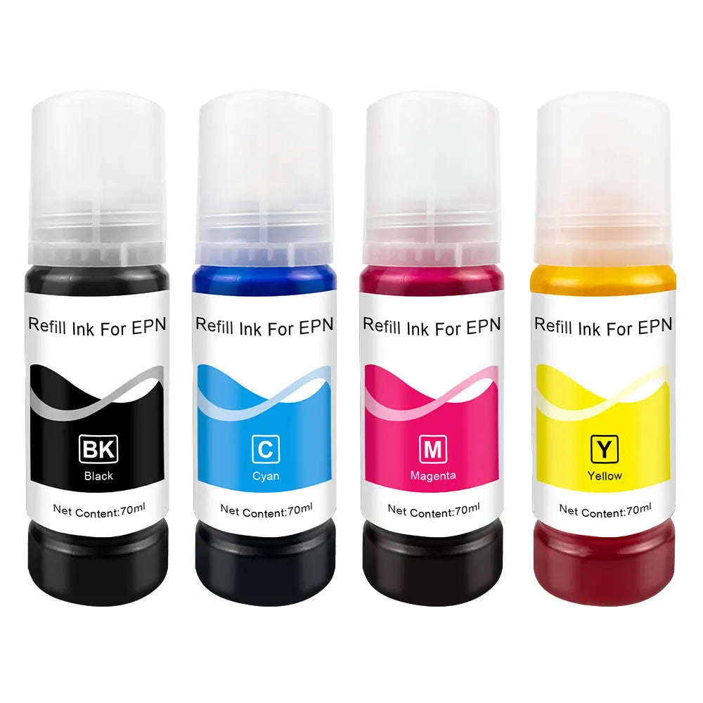 L3250 Refill Dye Ink 103 544 For Epson EcoTank I3150 3250 ET-2710 2711 2712 2714 2715 2720 2726 Inkjet Printer