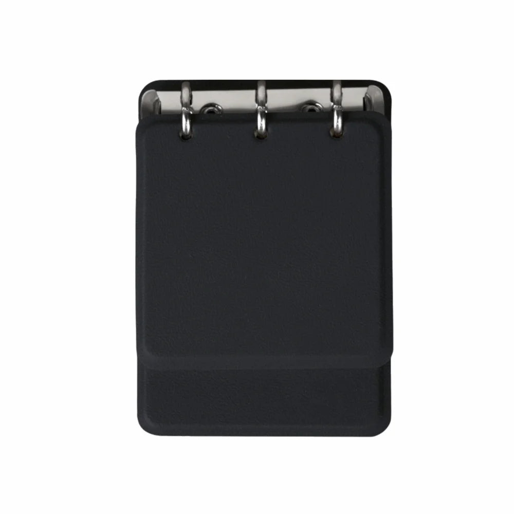 Multi-functional 3-Ring Binder Loose-Leaf Notebook PU Leather Cover Portable Notepad Refillable Memo Pad School Office Supplies