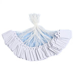 100pcs Jewelry Hanging Tags, String Rings, Price Tags, White Handwritten Gold and Silver Jewelry Price Tags, Gardening Tags