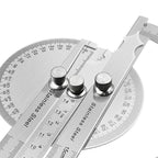 Stainless Steel 180 Degree Protractor Angle Ruler Metal Angle Meter Gauge Finder Goniometer For Precision Measurement