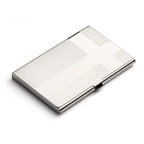 2022 New Waterproof Stainless Steel Business ID Credit Card Holder Luxury Silver Aluminium Case Cover Unisex Card Wallet