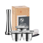 Capsule For Nespresso Reutilisable Inox Refillable Capsule Crema Reusable Refillable Coffee Filter Nespresso Essenza Mini