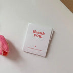 100Pcs Rectangular Thank You Stickers Decoration Label Sticker Gift Package Stickers Takeout Express Delivery Adhesive Stickers