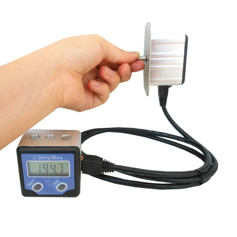 Remote Angle Sensor Protractor separated sensor and display Digital Display Level Inclinometer Box Digital Protractor Angle Rule