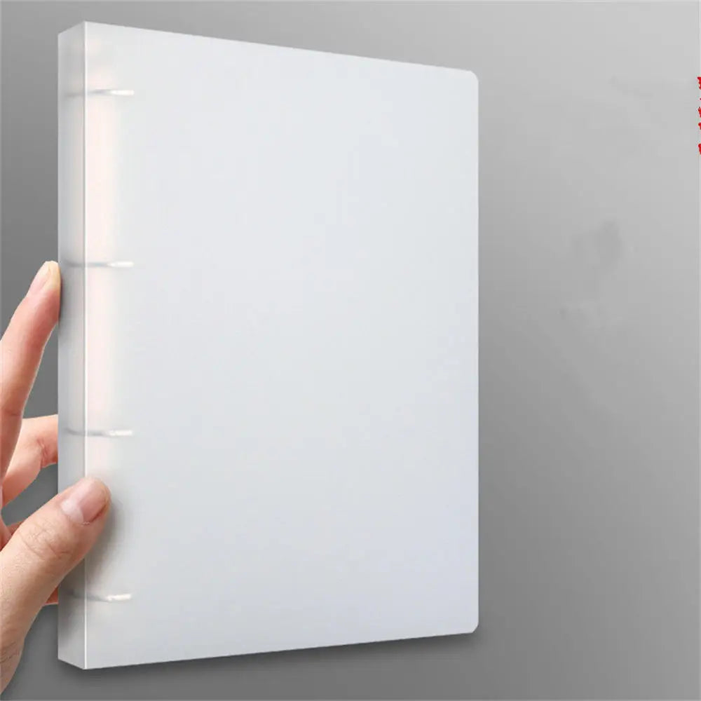 2-ring File Binder File Folder A4 Binder Folder Cover Office Document Organizer Can Hold 200 Sheets Test Paper Desk Organizer