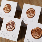 100 Pcs Vintage Wax Seal for Stamps Retro Wax Print Beads Sealing Macaron Gold Wedding Birthday Wax Lacquer for Seals Lacre