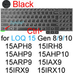 Keyboard Cover for Lenovo LOQ 15 16 17 Gen 11 10 9 15AHP11 15IHP11 15AHP10 15ARP10 15IRX10 17IRX10 Silicone Protector Skin Case
