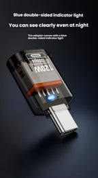 Type C Adapte USB 3.2  OTG Fast Charging 120W 10GB High Speed Data Audio Transfer For PC Tablet