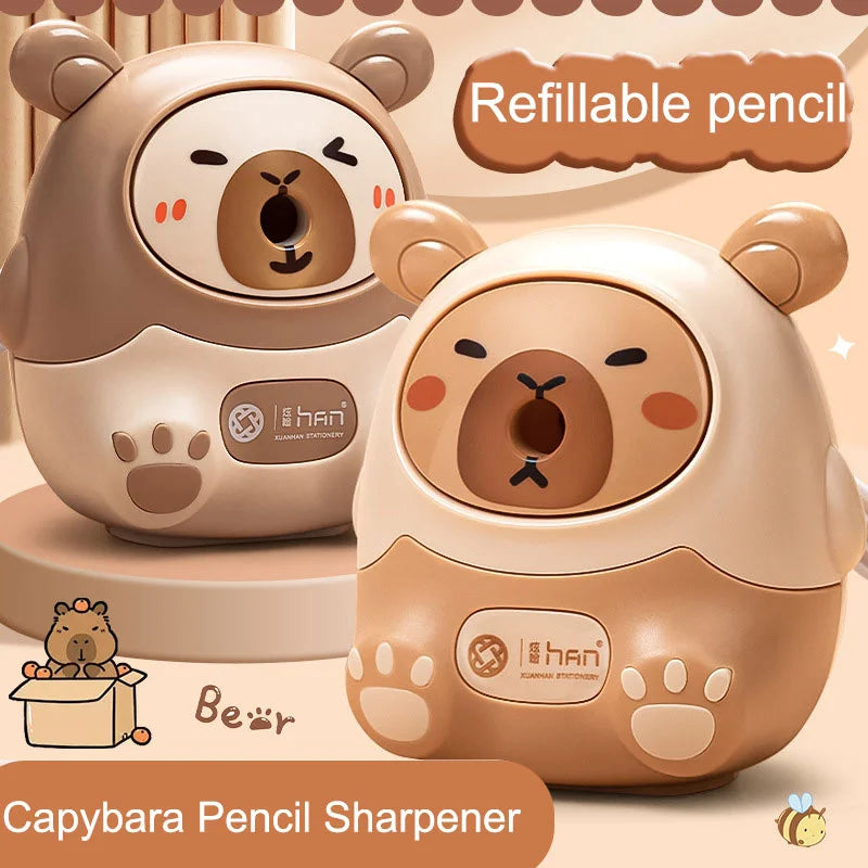 Capybara Pencil Sharpener Pencil Cutter Office School Table Sharperners Stationery Supplies