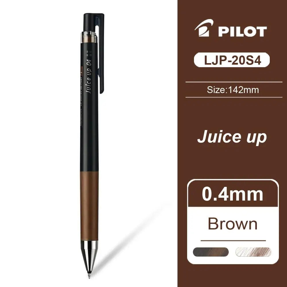 Pilot Juice Up 0.4mm Retractable Gel Ink Pen ST Nib Black Pen Quick-drying Smooth DIY Hand Account LJP-20S4 School Stationary