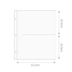 PLRBOK A5 D Shape 3 Ring Refillable Photo Album with Magnetic Buckle,Glitter PU Leather Binder Cover,10×15 15×21 1/2/4 Pockets