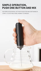 Kitchen Powerful Stirrer Milk Frother Handheld Foam Maker for Lattes Whisk Drink Mixer Coffee Electric Rechargable Egg Beater