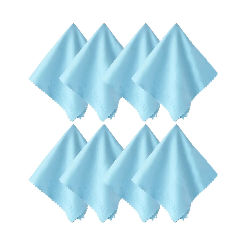 XizeHOM 8 pcs/lots High quality  Glasses Cleaner 20*20cm Microfiber Glasses Cleaning Cloth For Lens Phone Screen Cleaning Wipes