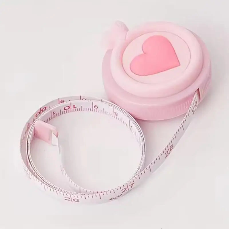 1.5M Soft Tape Measure Tailor's Tape With Snap Fasteners Body Measuring Double-sided Ruler For Needlework Sewing Tool NEW