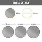 0.2mm Espresso Puck Screen 51/53/58.5mm Stainless Steel Coffee Filter Mesh For Portafilter Espresso Machine Barista Tool