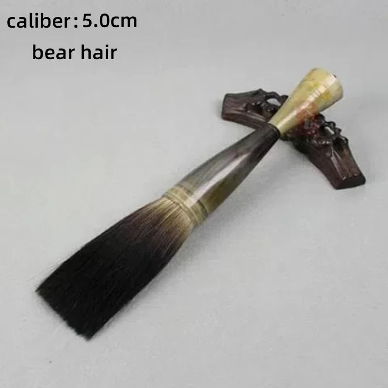 Chinese Calligraphy Brush Oxhorn Pen holder Brush Pen Extra Large Mixed Hair Painting Writing Brushes Art Stationary Supplies
