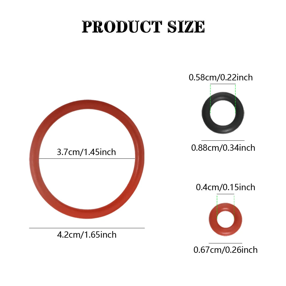 50PCS Silicone O-Ring Seals Maintenance Set Compatible With Jura C D E F S X ENA GIGA Series Coffee Machines