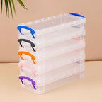 3/6-layer Paintbrush Box Watercolor Detachable Pen Storage Box Color Multi-function Stationery Organizer School Supplies