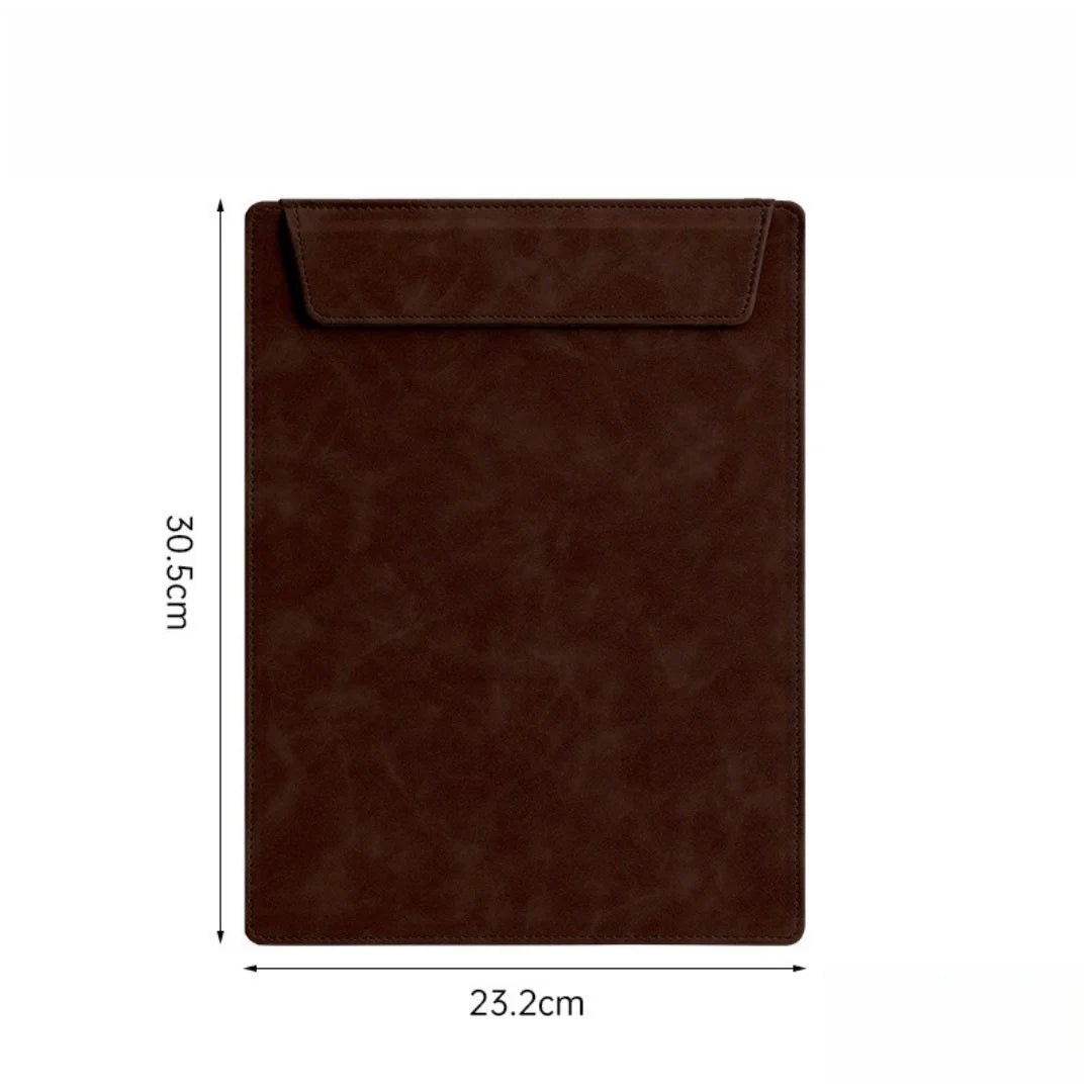 PU Leather Menu Wine Holder Invisible Magnetic Buckle Pen Insert A4 A6 File Folder Waterproof Clipboard Document Clip Restaurant