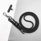 150CM Length Phone Lanyard Adjustable Detachable Neck Cord Outdoor Universal Crossbody Strap Card Clip for Mobile Phone Case