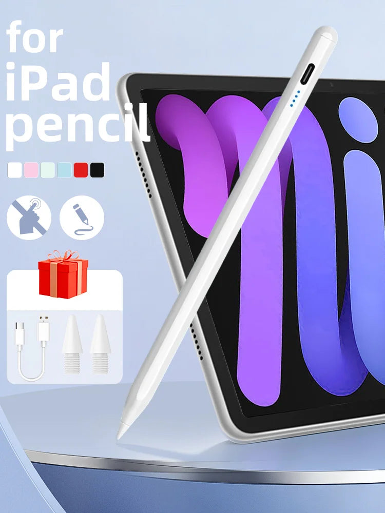 Stylus Pen for Apple IPad for IPad Pencil Accessories 2025 A16 10th 11th Gen Pro Air Mini Palm Rejection Power Display Stylus