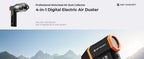 K&F CONCEPT Vacuum Magnetic Electric Air Duster Compressed 2-in-1 Air Blower&Suction for Computer,Laptop Keyboard,Camera Clean