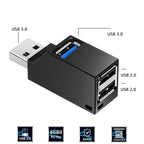 USB 3.0 Extender Car Splitter Multi Port USB Hubs 2.0 Laptop Office Multi Function Reading Usb Disk Charging Adapter