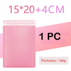 100/1 PCS Pink Poly Bubble Mailers Padded Envelopes Self Seal Padded Envelopes Gift Bags Packaging Envelope School Supplies