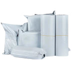 50Pcs White Courier Mailer Bags Packaging Poly Package Plastic Self-Adhesive Mailing Express Bag Envelope Postal Pouch Mailing