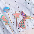 Mermaid Birthday Party Decoration Kids Disposable Plate Cup Girls Under The Sea Little Mermaid Baby Shower Birthday Party Decor