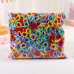 50/300/500 pcs Girls Colorful Elastic Hair Bands Ponytail Hold Hair Tie Rubber Bands Scrunchie Hair Accessories Bands for Girls