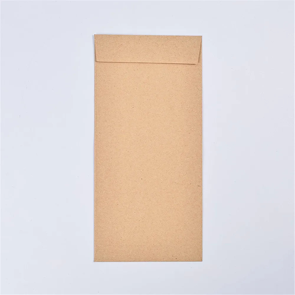 50pcs,Kraft Envelope, Retro Paper Envelopes,Self Adhesive Envelope for file,Wedding Invitations,photo, Stationery Storage