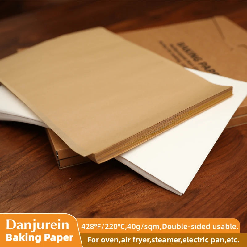 Parchment Paper Baking Paper Square Non-Stick Precut 4” to 12” Grilling Oven Air Fryer Steaming Burger Paper Baking Supplies