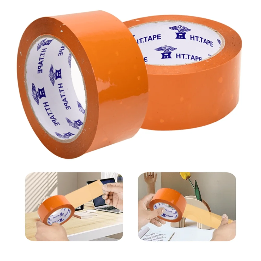 12 Rolls/Set Tape Packaging Tools Office Packing Supplies Waterproof Sealing PP Material Durable Can Be Written As Marking Tapes